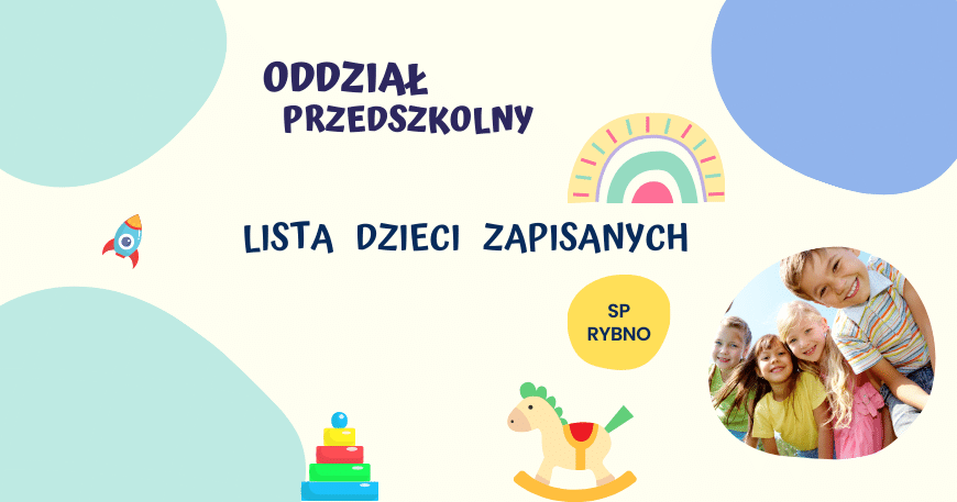 Lista dzieci zapisanych do Oddziału Przedszkolnego