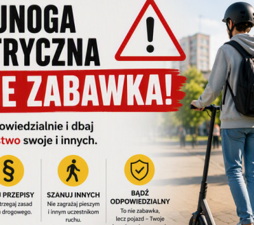 HULAJNOGA ELEKTRYCZNA TO NIE ZABAWKA!