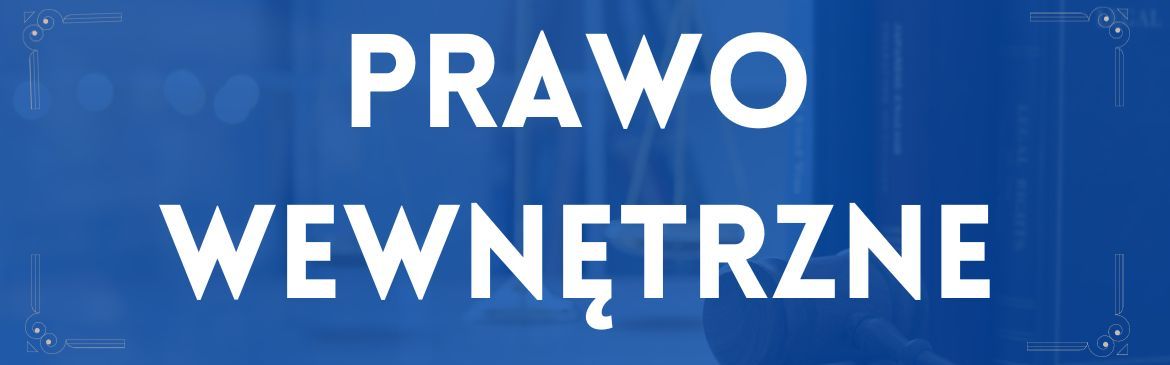 PRAWO WEWNĘTRZNE